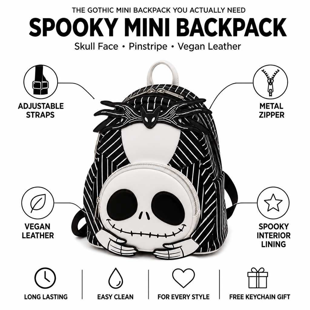 Jack Skellington Mini Backpack
