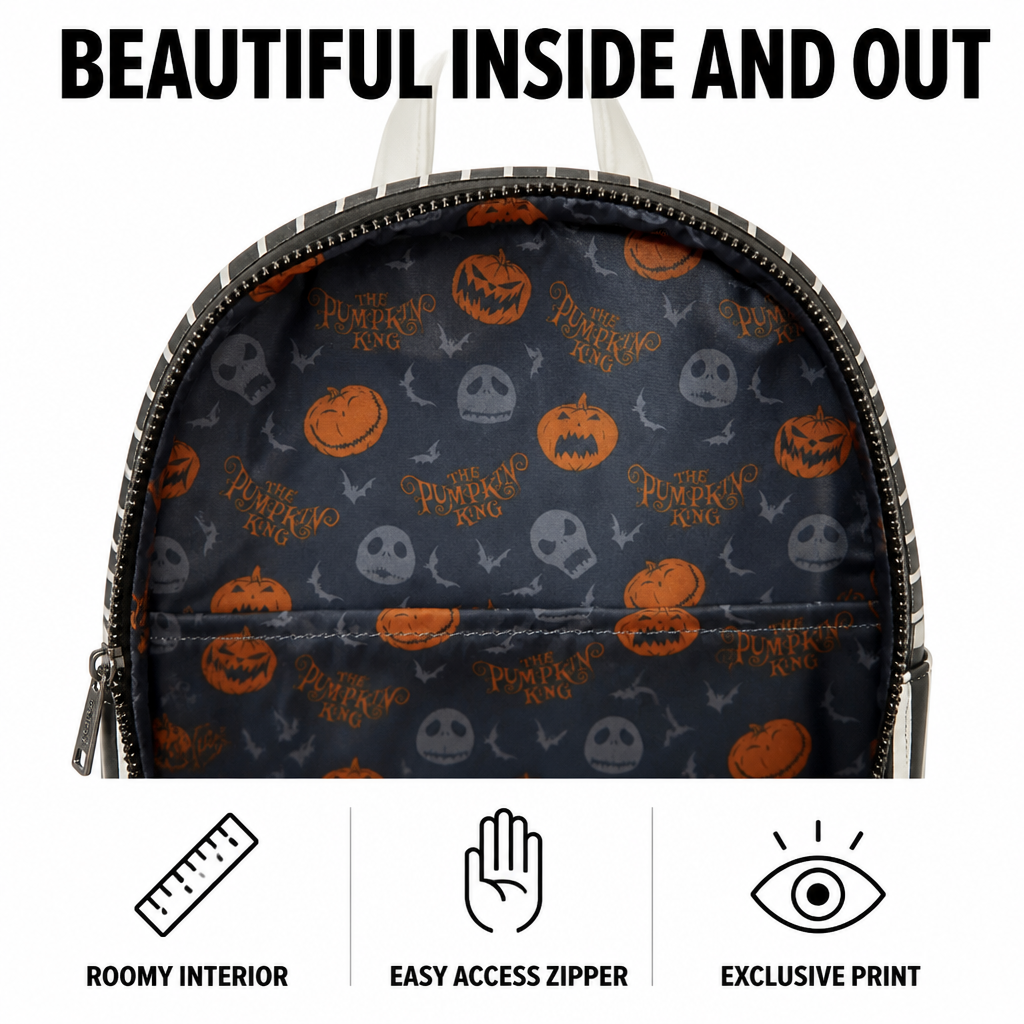 Skellington Pumpkin Backpack