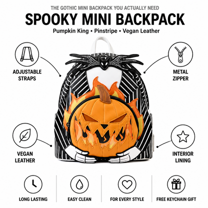 Skellington Pumpkin Backpack